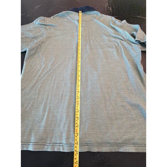 Byron Nelson M oversized golf polo "links at Gettysburg" green and blue - Picture 9 of 10